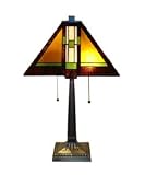 Mission Tiffany Style Table Lamp