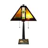 Mission Tiffany Style Table Lamp