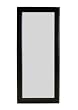 Baxton Furniture Studios Leather Framed Floor Mirror