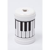 Taille-crayon blanc musique - Clavier