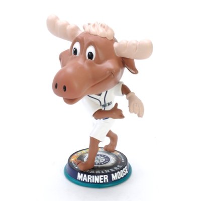 Seattle Mariners Mascot Mariner Moose Big Head Bobblehead Nodder