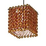 Schonbek MT0505AV Silver / Aqua Violet Strass Geometrix--Matrix Crystal Single Light Down Lighting Large Square Mini Pendant from the Geometrix--Matrix Collection
