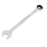 uxcell レンチ スパナ　メタル製　U状エンド　シルバートーン　12ポイント 11mm口幅