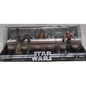Star Wars: Original Trilogy Collection > Mos Eisley Cantina w/ Dr. Evazen, Wuher, and Kitik Keedkak Action Figure Multi-Pack