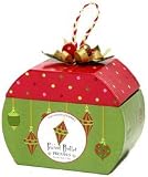 Creamy Peanut Butter Covered Pretzels in Christmas Ornament Box
