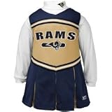 Reebok St. Louis Rams Navy Blue Preschool 2-Piece Cheerleader Dress
