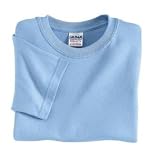 Gildan Ultra Cotton - Youth 100% Cotton T-Shirt, L, Light Blue