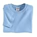 NEW Gildan Heavy Cotton - Youth 100% Cotton T-Shirt Light Blue-M