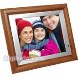 eMotion 10.4-Inch Digital Picture Frame with Interchangeable Wood Frames