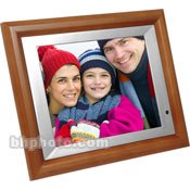 eMotion 10.4-Inch Digital Picture Frame with Interchangeable Wood Frames