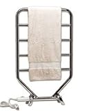 WarmRails - HTS - Heatra Traditional Heated Towel Warmer - Satin Nickel - 21 W x 34 H in.
