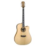 Luna Oracle Acoustic-Electric Guitar, Crane