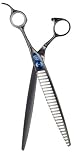 Oster SuperSteel Professional Pet Grooming Shear Black Laser 26-Tooth Blending Scissor