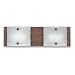Globe Baroma Two- Light Vanity, Vintage Bronze with Frosted Globes #50060