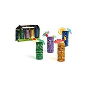 Click to buy 4 Tiki Tumblers Ceramic Hawaiian Luau Party Mugs Glassesfrom Amazon! Click to buy 4 Tiki Tumblers Ceramic Hawaiian Luau Party Mugs Glassesfrom Amazon!