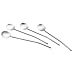 Global Decor 1639 18/10 S/S Combination Straw/Spoons Beverage Set