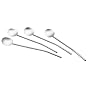Global Decor 1639 18/10 S/S Combination Straw/Spoons Beverage Set