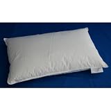 White Duck Down Pillow (HOMESCAPES BRAND) Sumptuously Soft and Well Filled Washable at Home- Anti Dust Mite and Anti Allergen