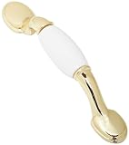 Stanley Home Designs BB8020 3-Inch Porcelain Accent Cabinet/Door
Pull, Polished Brass