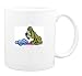 Mug with blue, hound, teddy, dog, toy, bear