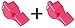 Fox 40 Classic Sports and Safety Loud Whistle with Lanyard, Pink (2 Pack)