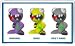 Tiki Funkeys - Very Rare - Grey Gray - U.B. Funkeys