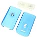 PCMICROSTORE Brand Huawei M318 Translucent Blue Snap-On Case Cover with Removable Swivel Belt Clip