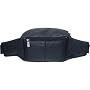 Leather Cell Phone/Fanny Pack - Black
