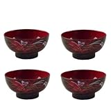 4 piece Lacquer Soup Bowl 4 1/2 diameter