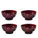 4 piece Lacquer Soup Bowl 4 1/2 diameter