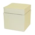 Kid's Sparkle Vinyl Storage Ottoman - Silver