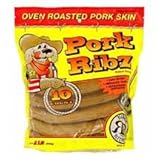 Pork Skin Ribz Dog Treat, 10 Pk
