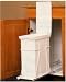 KV Recycling Center 1 - 20 qt Pull Out Bins With Lids White