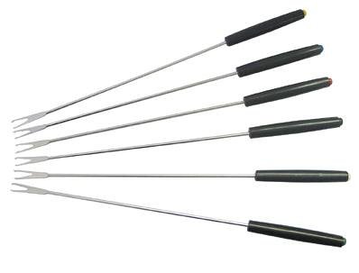 Fackelmann 6 Fonduegabeln rostfrei 25cm