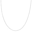 14k White Gold 1.5mm Rolo Chain Necklace, 18"