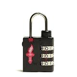 Review Safe Skies TSA Luggage Locks  / Safe Skies TSA Approved 3 Dial Light Weight Combination Luggage Lock Midnight Black