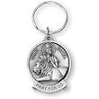 Fine Pewter Saint Daniel Key Chain