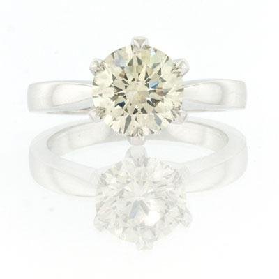 2.05ct Round Brilliant Cut Diamond Engagement 