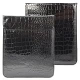 Eigertec Leather Case for iPad ipad 2 Slip In Series Black Crocodile Pattern case