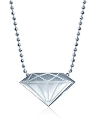 Alex Woo "Little Princess" Sterling Silver Diamond Pendant Necklace, 16"