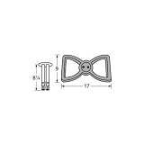 MCM 22102-72102 Cast Iron Figure-8 Burner