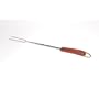 Outset QB58 Telescoping Stainless-Steel Grill Fork with Rosewood Handle