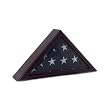 Cadet III Flag Display Case for 3ft x 5ft Flag in Black Cherry
