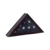 Cadet III Flag Display Case for 3ft x 5ft Flag in Black Cherry