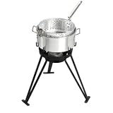 Eastman Outdoors 10 Quart Aluminum Fish Kit With Basket 10 quart capacity