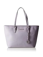 Michael Kors Bolso shopping Jet Set Saffiano Top Zip Travel Tote (Lila)