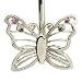 1 Silver Butterfly Key Purse Finder by Alexx, Inc.
