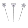 Fun Flashing Rhinestone Fairy Princess Costume Wand - Lights Up (sold invididually)