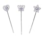 Fun Flashing Rhinestone Fairy Princess Costume Wand - Lights Up (sold invididually)