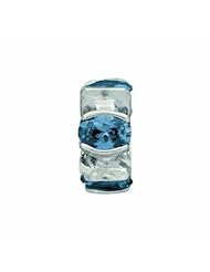 925 Sterling Silver December Cz Birthstone Bead, For Chamilia, Pandora, Biagi, Personality, Reflections And More Charm Bracelets